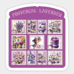 France. Provence. Lavender Sticker